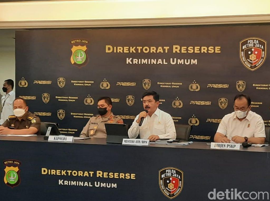 Polda Metro Tetapkan 30 Tersangka Mafia Tanah, 13 dari Lingkungan BPN