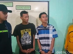 Kakak Adik Pemalak Sopir Truk di Palembang Jadi Tersangka, Parang Disita
