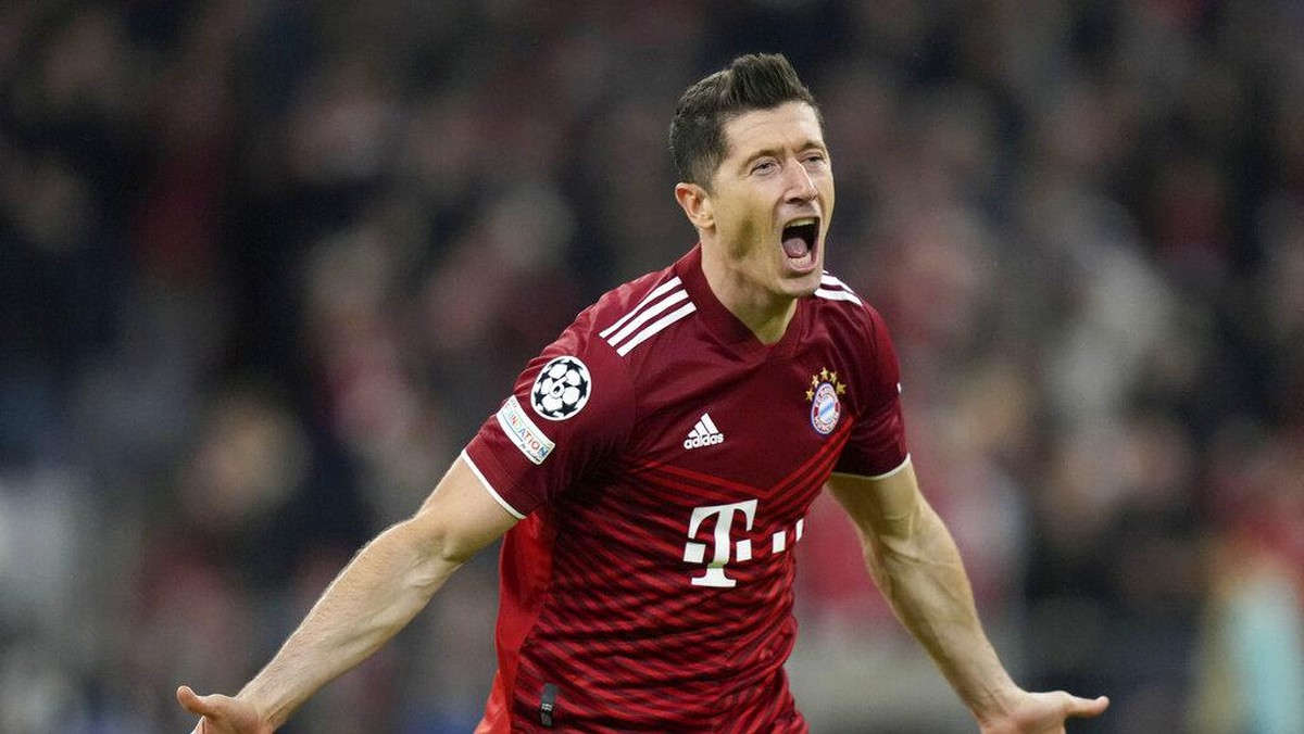 Robert Lewandowski lega saga transfernya ke Barcelona berakhir manis (AP/Matthias Schrader)