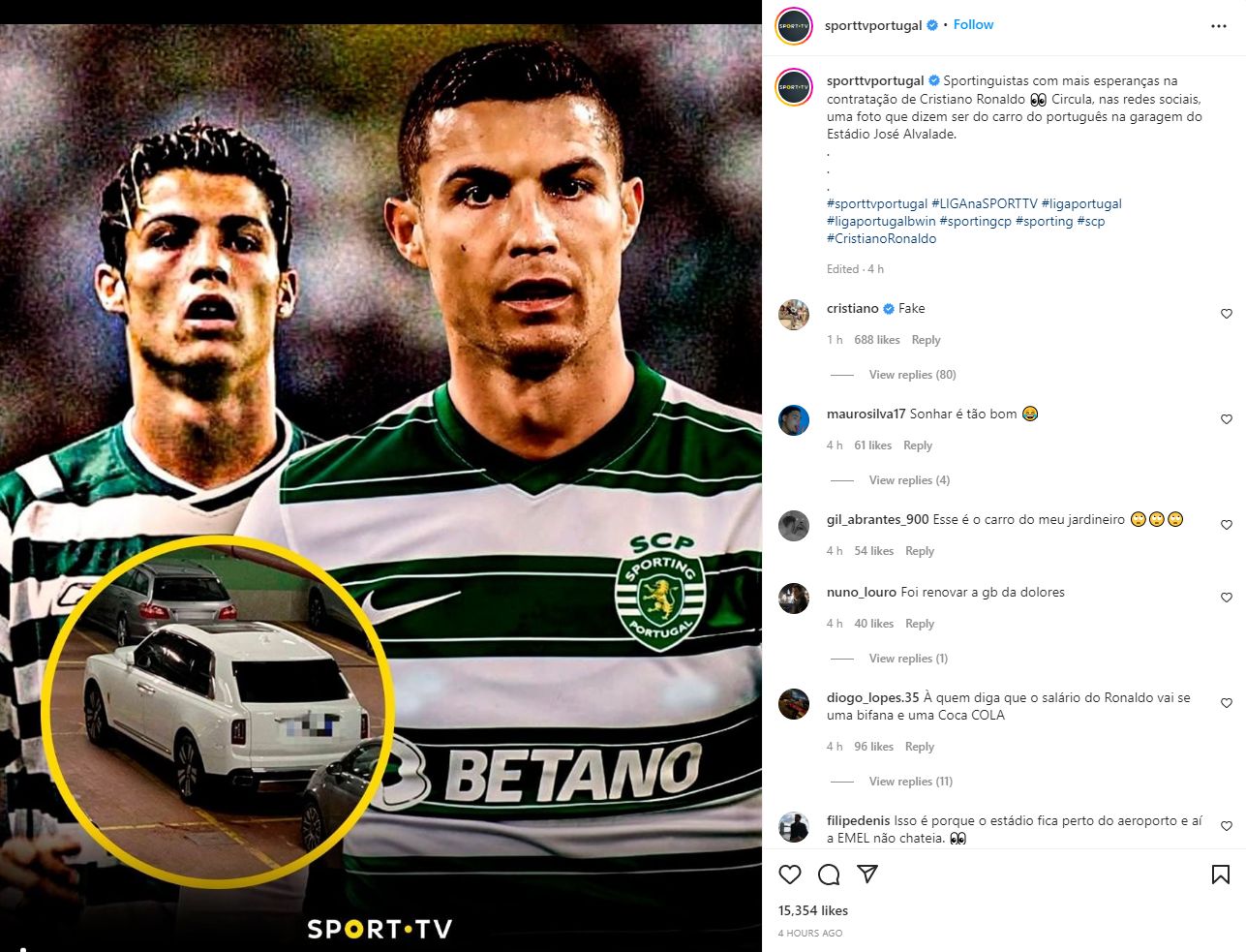 Komentar Ronaldo