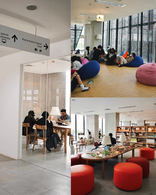 Wajah baru Taman Ismail Marzuki dengan dibukanya kembali Perpustakaan Jakarta/instagram/perpusjkt Potret Perpustakaan Jakarta yang baru dibuka kembali di kawasan Taman Ismail Marzuki.