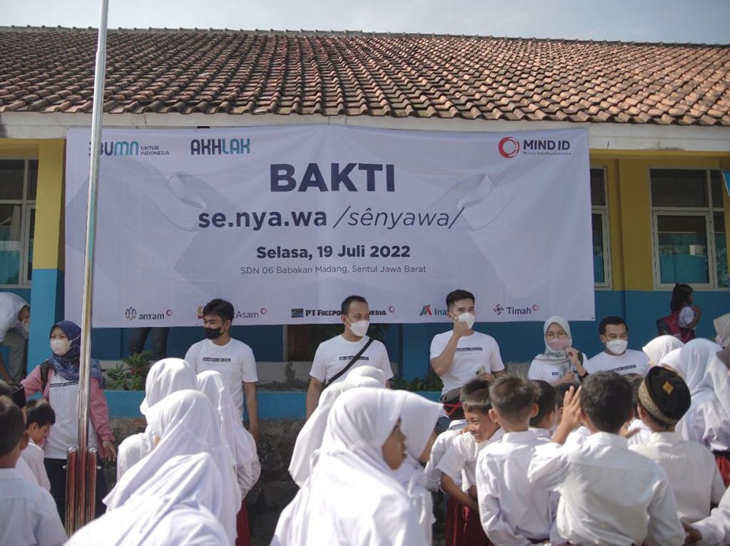 Grup MIND ID Ajak Karyawan Jadi Relawan Kegiatan Sosial di Bogor