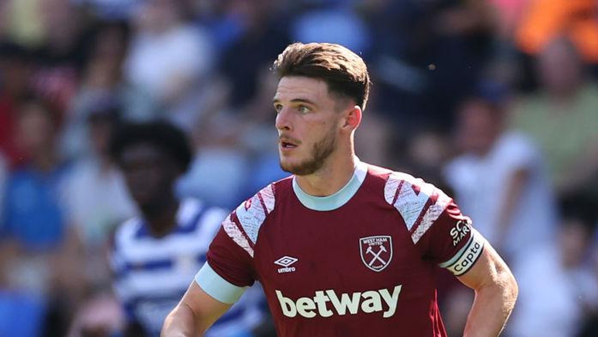 Declan Rice kemahalan untuk Manchester United (Getty Images/Ryan Pierse)