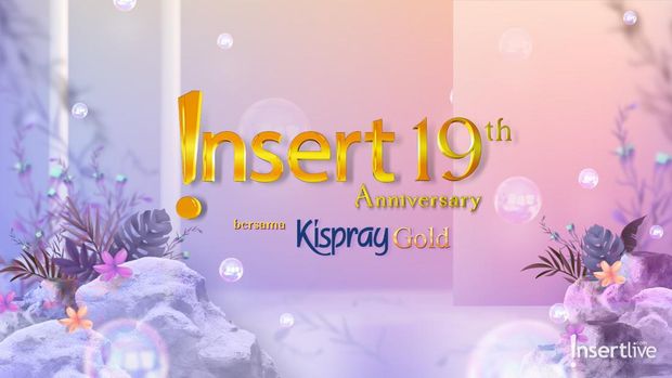 Persembahan bergengsi, hari jadi Insert yang akan dimeriahkan oleh jajaran artis ternama Indonesia, dipandu dengan host-host terbaik Insert.