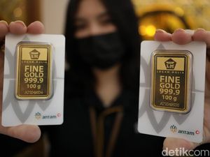 Harga Emas di Pegadaian Turun Tipis Rp 1.000/Gram, Ini Rinciannya Harga Emas di Pegadaian Turun Tipis Rp 1.000/Gram, Ini Rinciannya