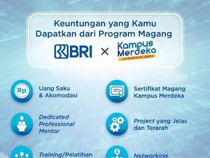 Magang BRI X Kampus Merdeka buat Mahasiswa, Daftar Sekarang Juga! Magang BRI X Kampus Merdeka buat Mahasiswa, Daftar Sekarang Juga!