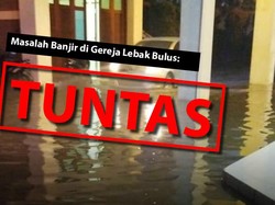 Before-After Penanganan Banjir di Gereja Lebak Bulus