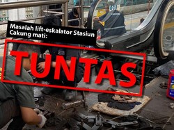 Before-After Perbaikan Lift dan Eskalator Stasiun Cakung