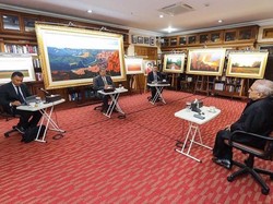 SBY Didampingi AHY Terima Presiden Timor Leste, Beri Lukisan Tema Laut