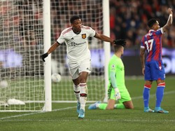 Man United Memimpin 1-0 atas Crystal Palace di Babak I