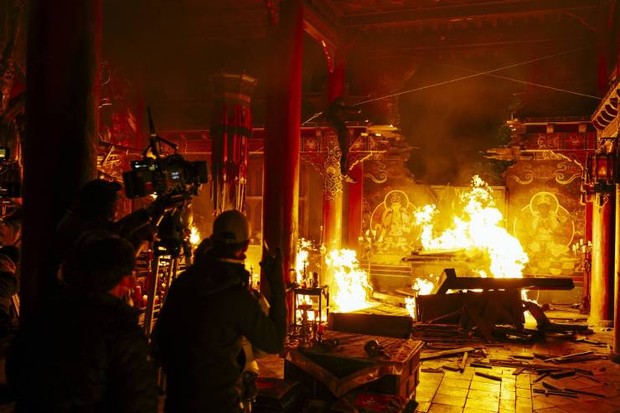 Potret proses syuting film Alienoid
