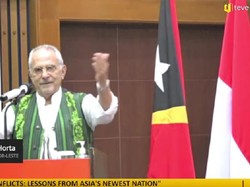 Presiden Timor Leste Ngide ke Jokowi: Bagaimana Jika Pelajar Tak Usah Visa?