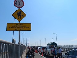 Penutupan Jalur Motor di Suramadu Diuji Coba