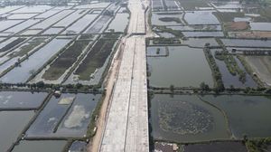 Tol Cibitung-Cilincing Dibangun Membelah Sawah, Ini Foto Udaranya