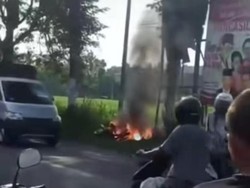 Fakta-Fakta di Balik Viral Motor Terbakar gegara Taruh HP Dalam Jok