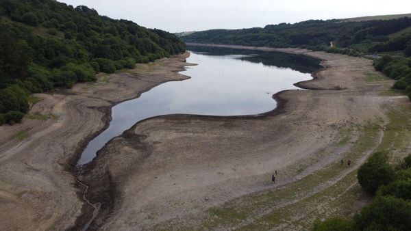 Foto Ini Tunjukkan Waduk di Inggris yang Surut Imbas Gelombang Panas
