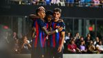 Momen Barcelona Pesta Gol ke Gawang Inter Miami di Pramusim
