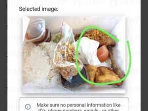 Beli Ayam Penyet Rp 117 Ribu, Ayamnya Seperti Sudah Dimakan Setengah