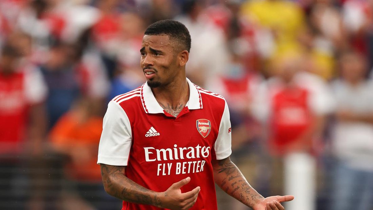 Gabriel Jesus ke Arsenal karena rayuan Gabriel Magalhaes (Foto: Getty Images/James Williamson - AMA)