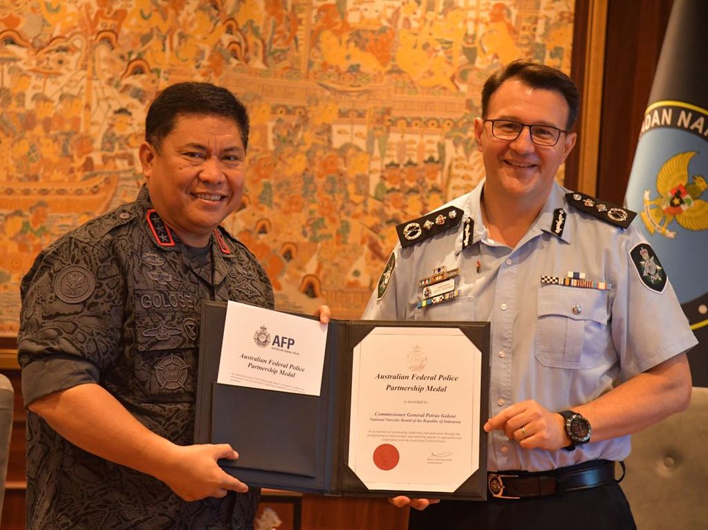 Terima Partnership Medal AFP, Kepala BNN Dedikasikan untuk Warga