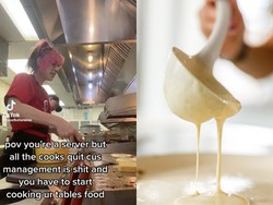 Semua Chef Berhenti, Pelayan Ini Dipaksa Ikut Bertugas Masak