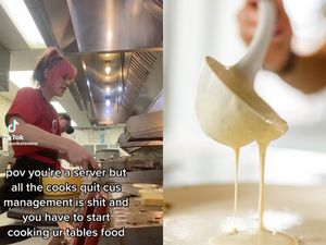 Semua Chef Berhenti, Pelayan Ini Dipaksa Ikut Bertugas Masak Semua Chef Berhenti, Pelayan Ini Dipaksa Ikut Bertugas Masak
