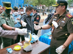 Kejari Serang Musnahkan Barang Bukti Kasus Pidana, Ada Sabu hingga Peluru