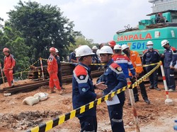 Dugaan Human Error di Balik Pipa Gas di MT Haryono Bocor