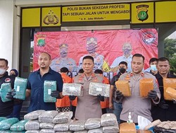 Polres Tangsel Ungkap 39 Kg Ganja Senilai Rp 312 Juta, 3 Pengedar Ditangkap