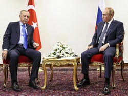 Wah! Putin Dibiarkan Gelisah Tunggu Erdogan Saat Pertemuan di Teheran