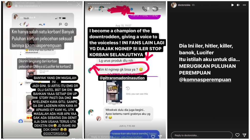 Unggahan dokter Siska