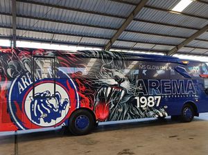 Arema Punya Bus Baru untuk Arungi Liga 1 2022