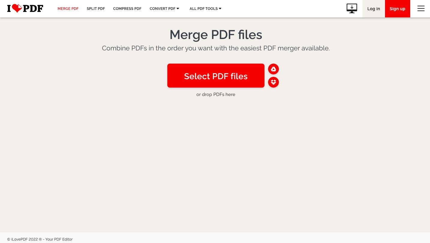 Cara menggabungkan file pdf secara online.