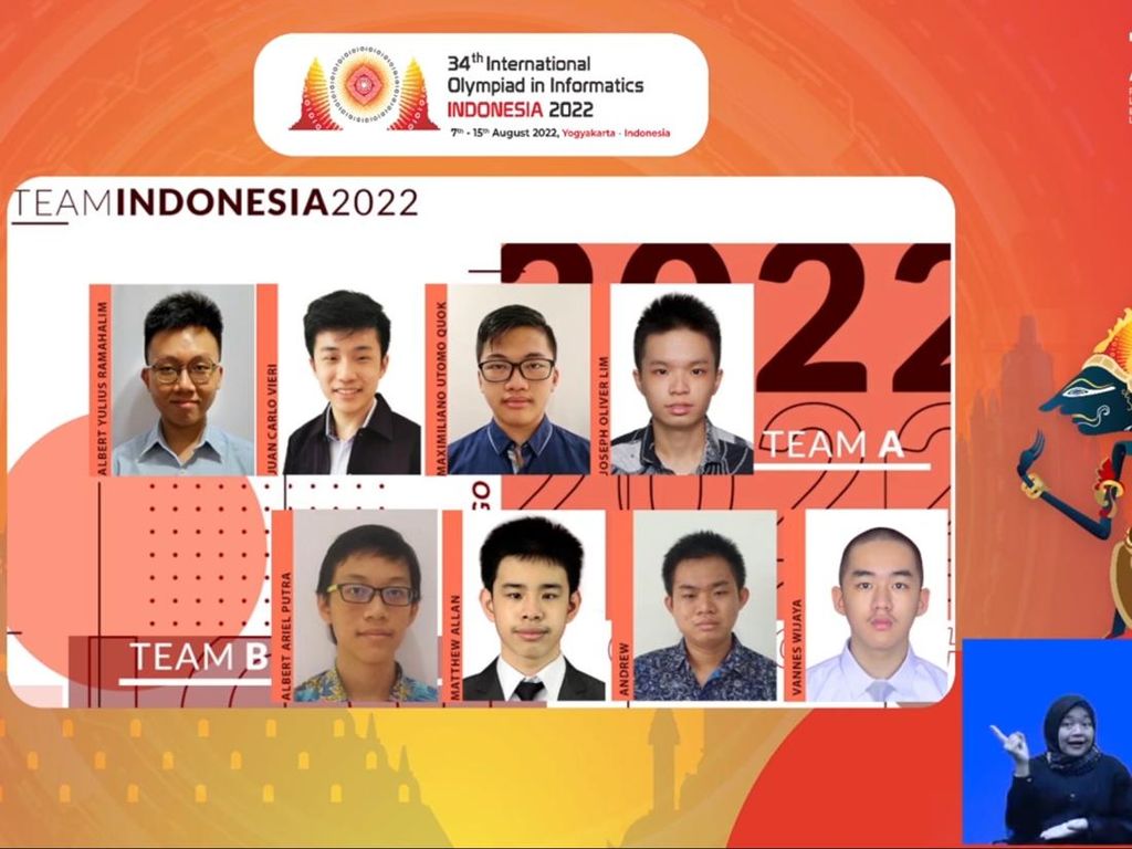 Deretan Siswa Jagoan Indonesia di Olimpiade Informatika Internasional 2022