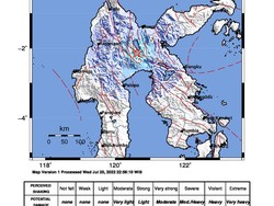 Gempa M 4,7 Guncang Luwu Timur Sulsel, Terasa Kuat di Malili