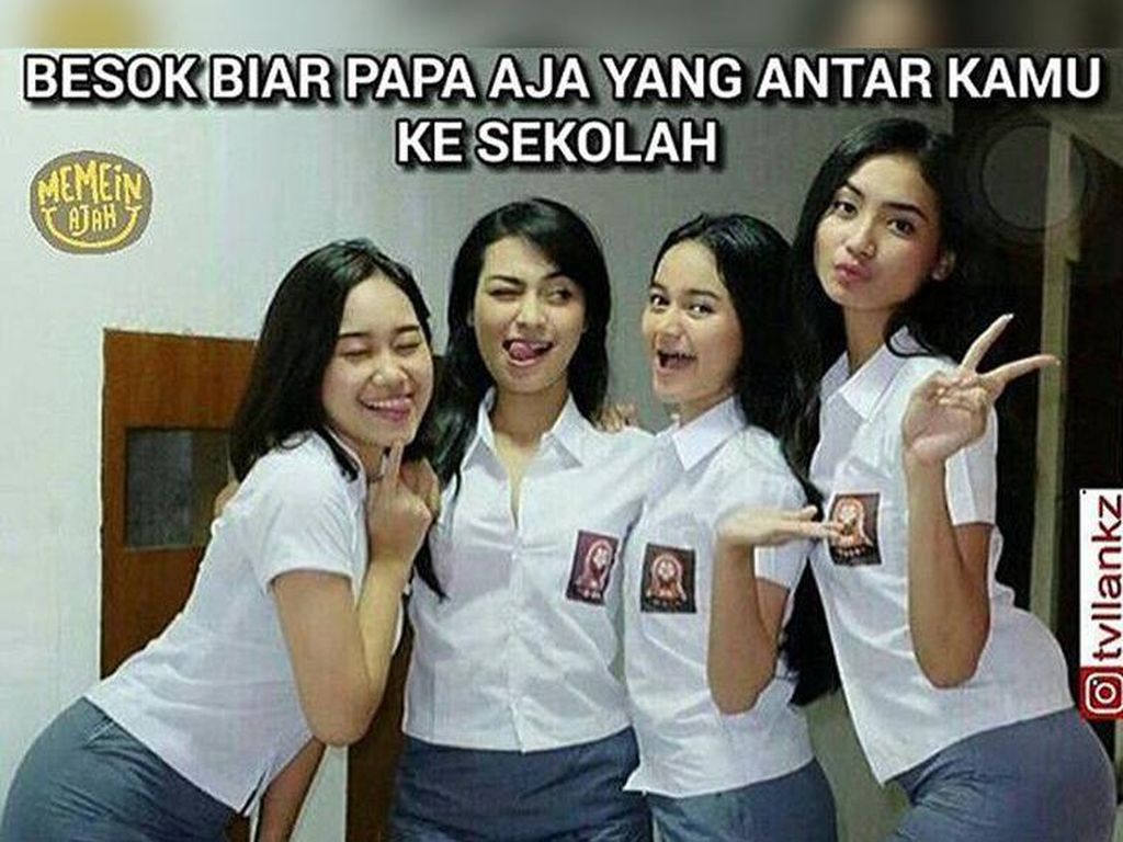 8 Meme Kocak Alasan Terselubung Orangtua Semangat Antar Anak ke Sekolah 8 Meme Kocak Alasan Terselubung Orangtua Semangat Antar Anak ke Sekolah
