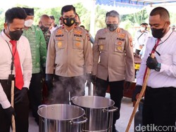 48 Kg Kokain Tak Bertuan di Kepulauan Anambas Dimusnahkan Polisi