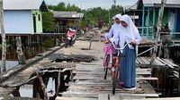Penampakan Jalan Sakaratul Maut di Inhil Riau
