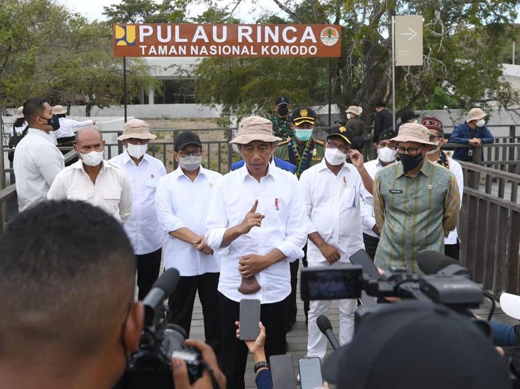 Kelakar Jokowi Tanggapi Harga Tiket Rp 3,75 Juta ke Pulau Komodo