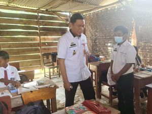 Pemkab Lampung Utara Janji Bangun SDN Berdinding Anyaman Bambu Pemkab Lampung Utara Janji Bangun SDN Berdinding Anyaman Bambu
