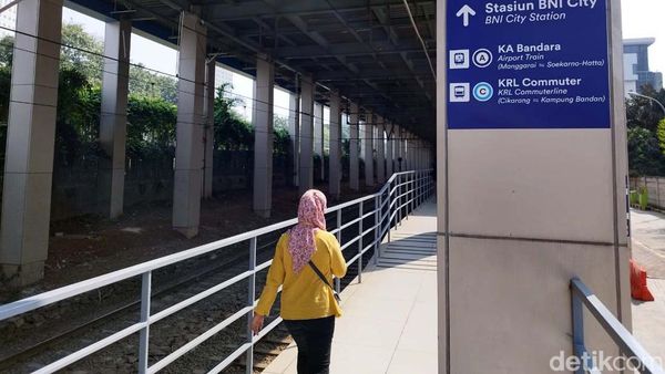 Tanda-tanda Stasiun BNI City Bakal Layani Penumpang KRL