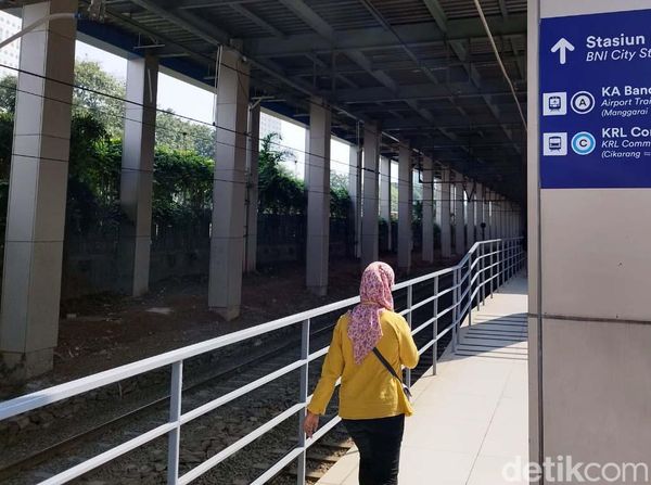 Tanda-tanda Stasiun BNI City Bakal Layani Penumpang KRL