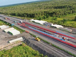 Hutama Karya Lakukan Pemeliharaan di Sejumlah Ruas Tol Trans Sumatera