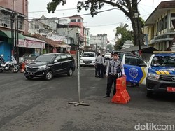 Jl HZ Mustofa-Cihideung Tasik Ditata Ulang, Petugas Alihkan Lalin