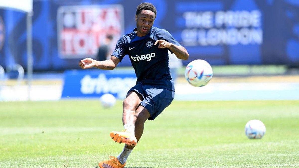 Raheem Sterling sudah merasa seperti di rumah sendiri di Chelsea (Foto: Chelsea FC via Getty Images/Darren Walsh)