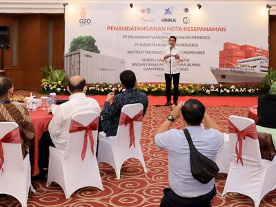 Sinergi BUMN dan ITS untuk Penyediaan Peti Kemas