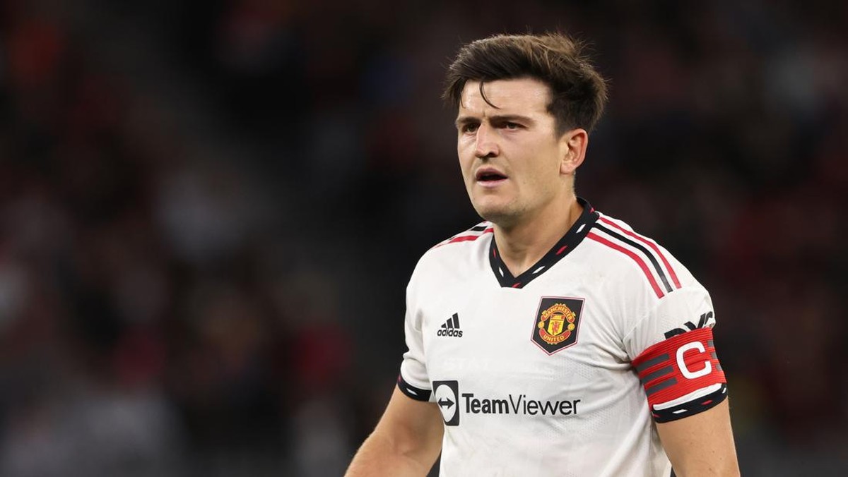 Bek Manchester United, Harry Maguire. (Foto: Matthew Ashton - AMA/Getty Images)