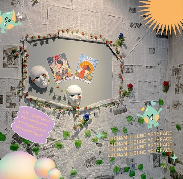 Ilustrasi BTS Art Space (Singularity)