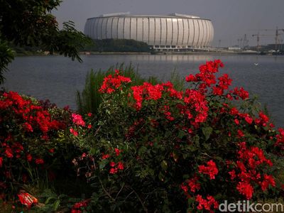 Jelang Grand Launching, Lihat Lagi Megahnya JIS dari Waduk Cincin