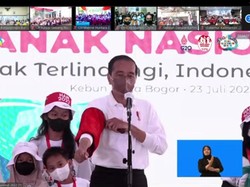 Momen Jokowi Ajak Anak-anak Main Sulap di Hari Anak Nasional 2022